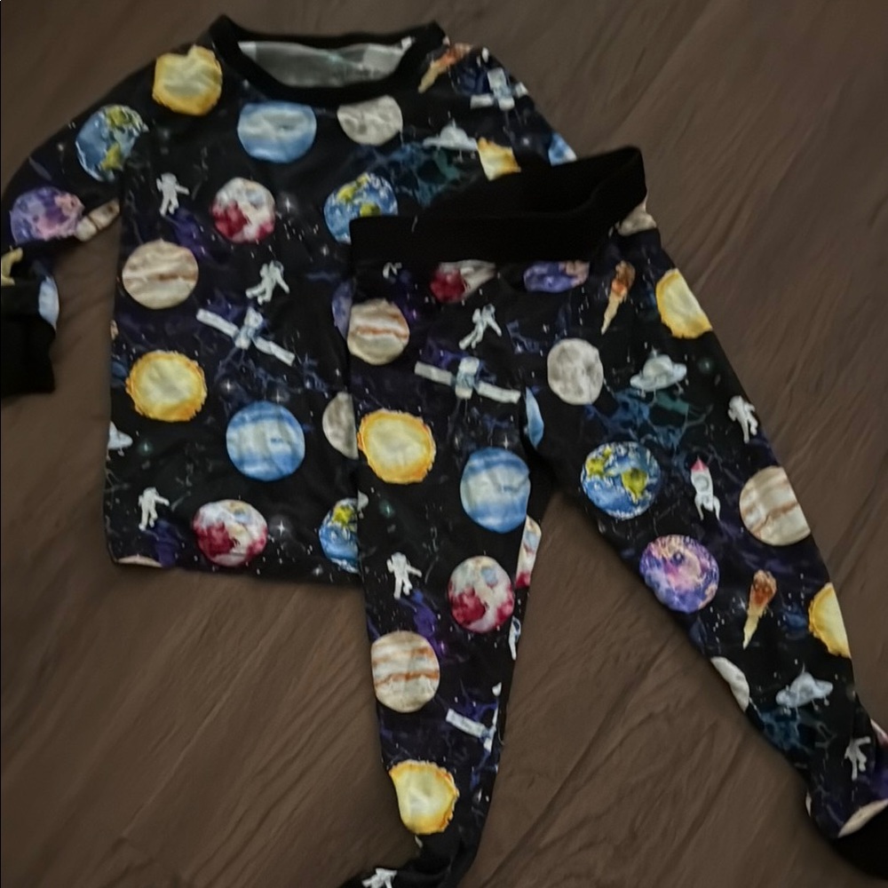 Space-Themed Kids Pajamas